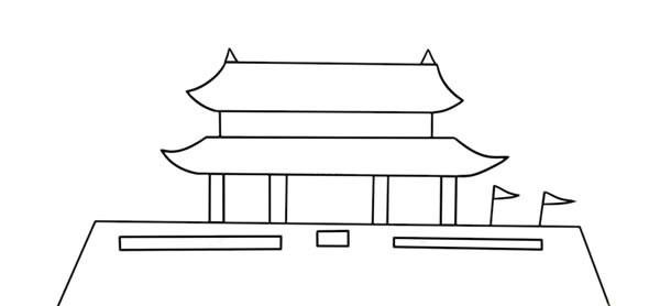 北京的地标建筑简笔画图片